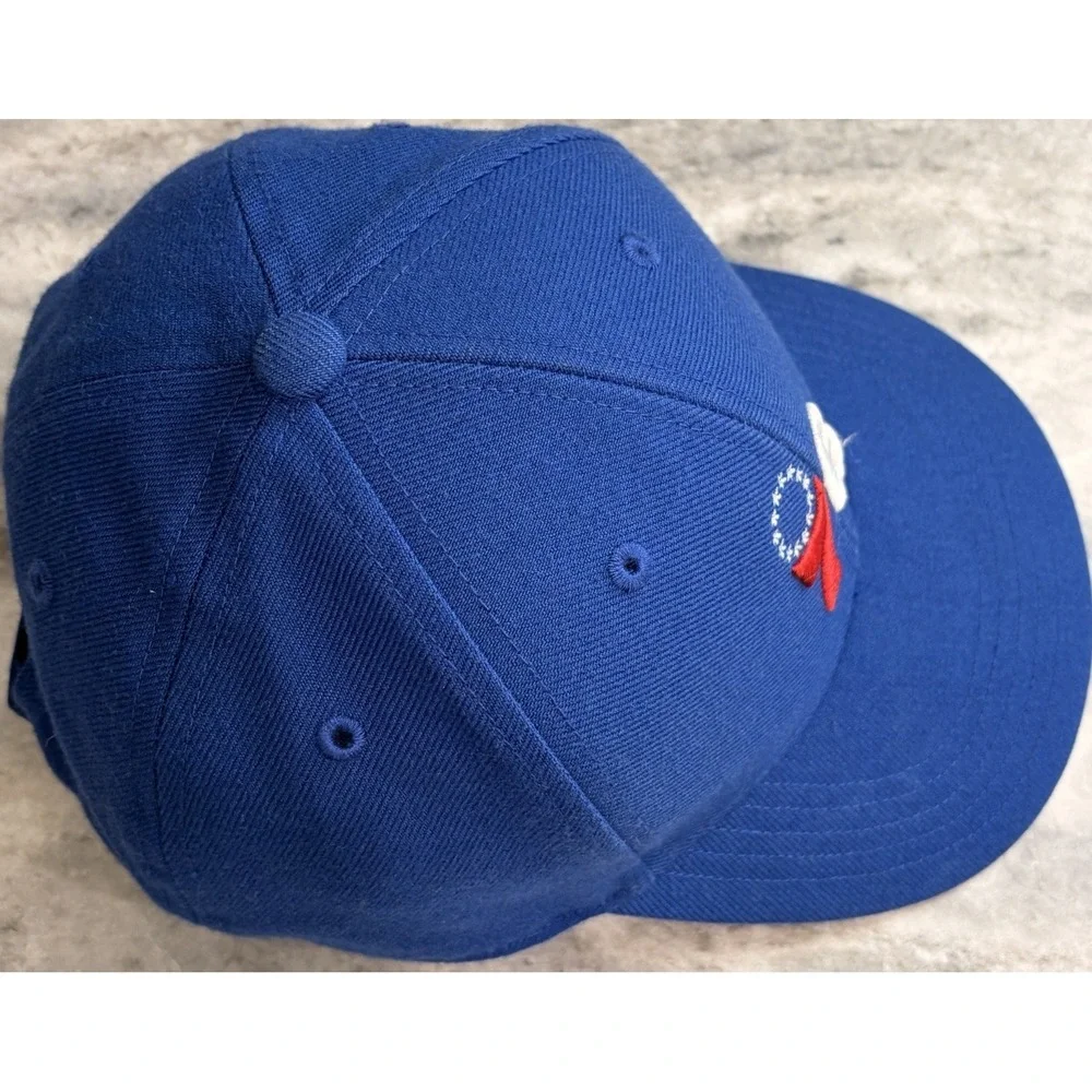'47 Brand Philadelphia 76ers Baseball Cap Strapback Hat Blue One Size NBA